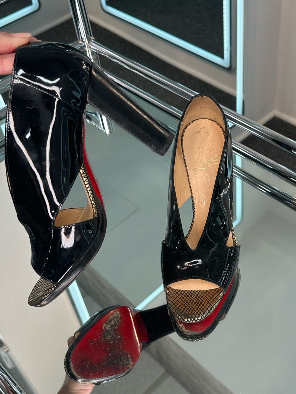 Christian Louboutin vintage patent Heels